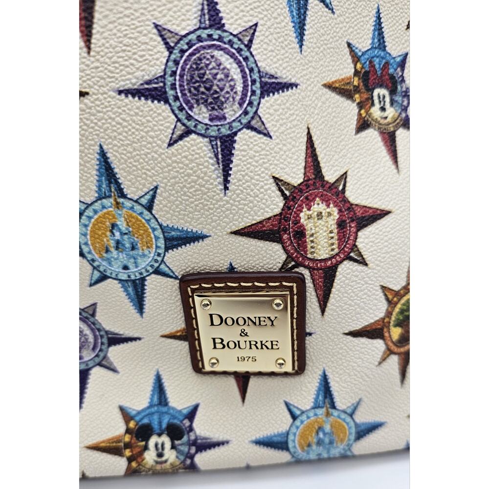 Dooney & Bourke Mickey Mouse Disneyland & World 2018 Passport Shoulder Bag/Purse - Picture 2 of 16